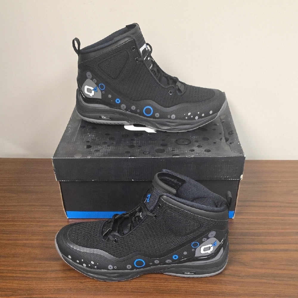 Q4 Sports Q4MB-013 Jet Black Basketball Shoes Size Men's 11